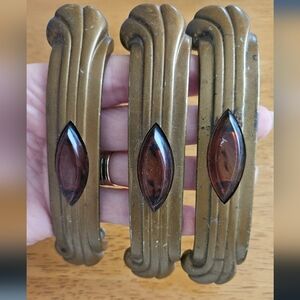 Antique 1940's Art Deco Drawer Pulls